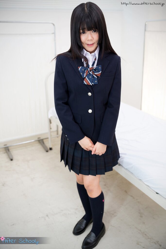 Student in medical room wearing uniform