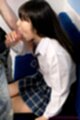 Sucking thick cock in uniform sitting on bench