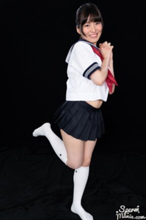 Kogal Suzumiya Aika in uniform creampied and playing with cum