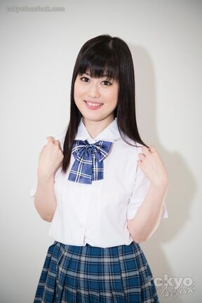 Breasty student Narumi Koharu face fucked in uniform