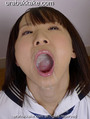 Head tilted back mouth open showing the cum in her mouth.jpg